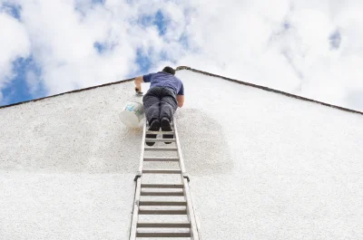 Peinture extérieure à Poëzat — façades et ravalement